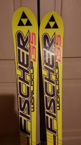 Used Fischer Racing RC4 World Cup GS Skis With Bindings