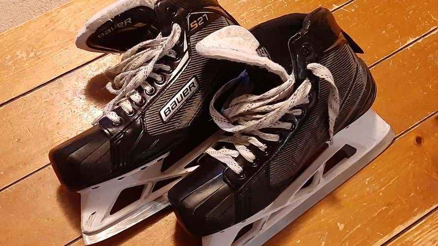Used Senior Bauer Supreme S27 Goalie Skates Size 9