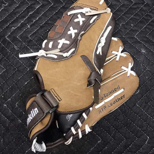 Franklin Brown Kid Pitch (9YO-13YO) Outfield RTP Pro 12" Baseball Glove