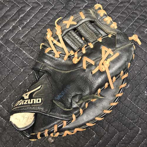Black Kid Pitch (9YO-13YO) First Base MVP Youth 12" Baseball Glove