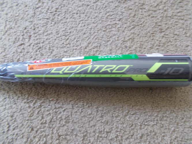 New Kid Pitch (9YO-13YO) Rawlings Composite Quatro Pro Bat (-10) 19 oz 29"