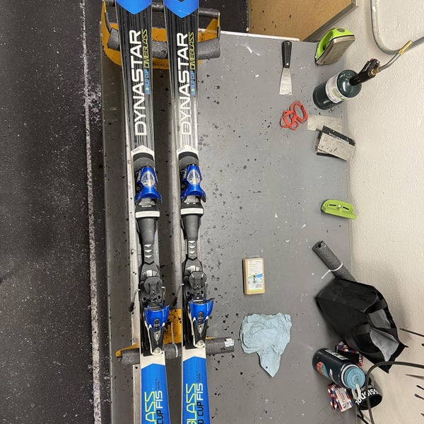 Used Racing Speed WC FIS SL With Bindings Max Din 15 Skis