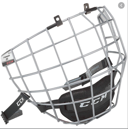 New Senior Large CCM FM580 Full Cage - Silver