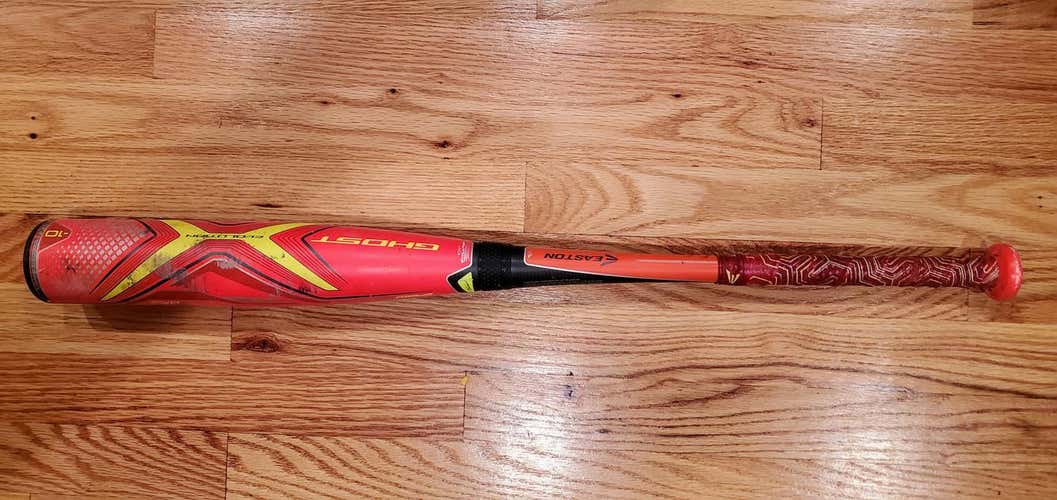 Used Kid Pitch (9YO-13YO) 2019 Easton Composite Ghost X Evolution Bat (-10) 19 oz 29"