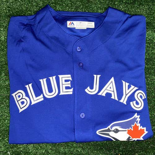 Size XL Toronto Blue Jays Majestic Brand Jersey Stitched Embroidery