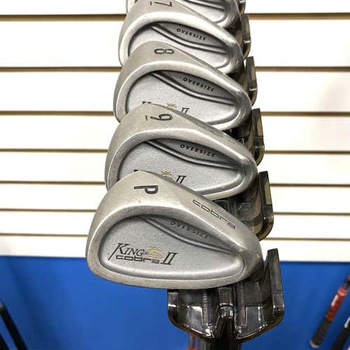 Used Cobra King Cobra Ii Oversize Mens Right Iron Set 3i-pw Steel Regular