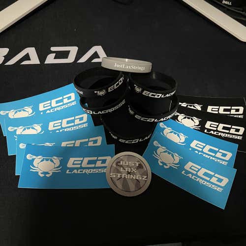 New ECD Bundle Of Stickers And Wristbands
