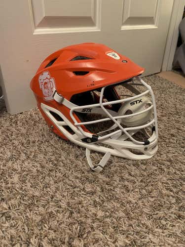 Orange Adult Player's Warrior Burn Helmet