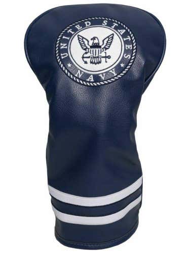 Team Golf Vintage Single Driver Headcover (U.S. Navy) Fits Oversized NEW