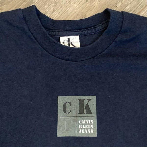 Fascineren Confronteren Minimaliseren Calvin Klein T Shirt Kids M Youth Blue Vintage 90s CK Jeans Retro Kids |  SidelineSwap