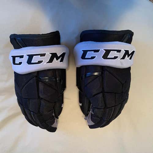 Black Senior CCM HG12 14" Pro Stock Gloves