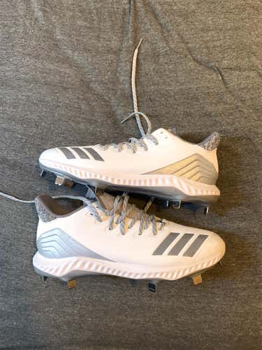 SIZE 11 Adidas Bounce Cleats White