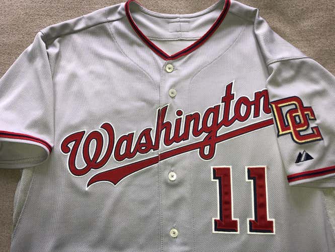 Washington Nationals Zimmerman Majestic Authentic Jersey 48