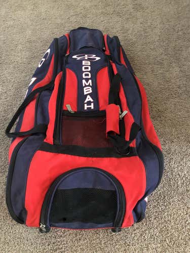 Red Used Boombah Catcher's Bag