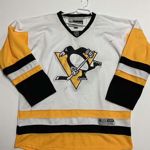White Adult XXXL Reebok  Pittsburgh Penguins Jersey