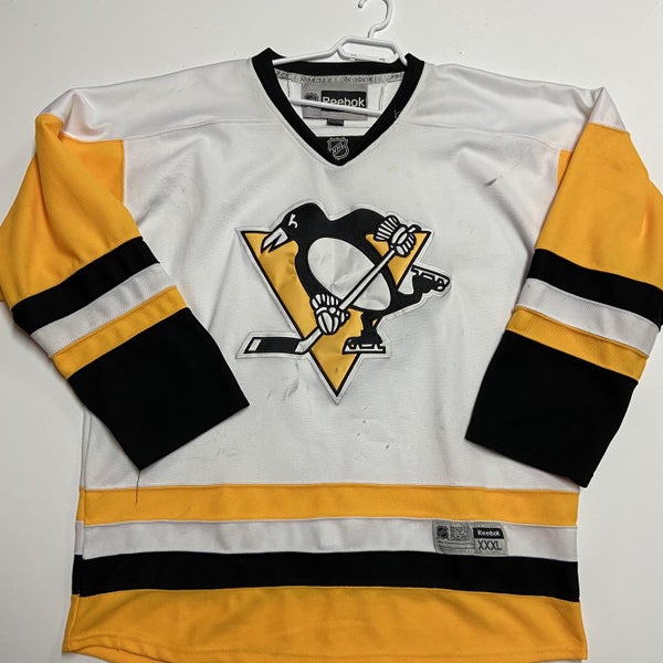 White Adult XXXL Reebok Pittsburgh Penguins Jersey