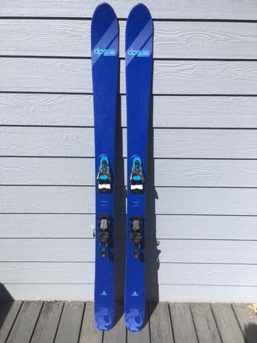Men's DPS Wailer 106 Alchemist Skis 2019 185cm, Salomon Shift MNC 13 bindings, G3 Alpinist+ skins