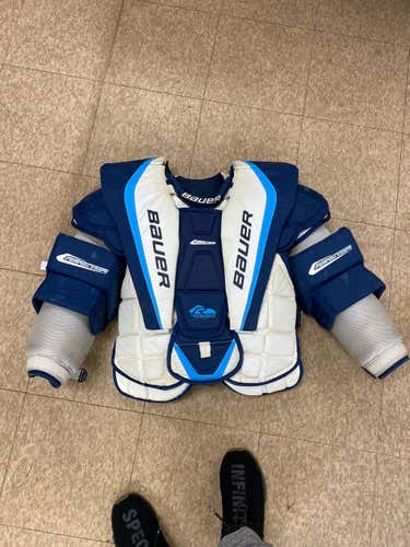 Used Senior XL Bauer Reactor 7000 Goalie Chest and Arm Protector Goalie Chest Protector