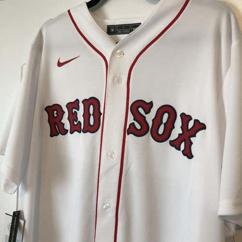 Nike MLB Boston Red Sox’s Mookie Betts White Adult Large Nike Jersey