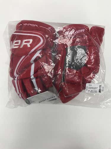 Red Senior Bauer Vapor X800 Lite 14" Gloves