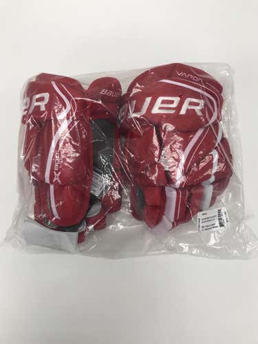 Red Senior Bauer Vapor X800 Lite 13" Gloves