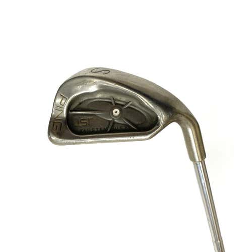 Used Ping Isi White Dot Mens Right Sand Wedge Steel Stiff