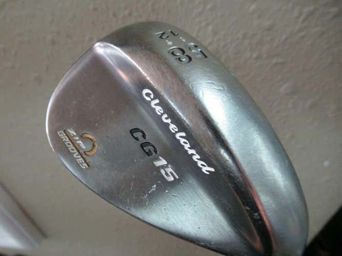 CLEVELAND CG15 ZIP GROOVES 58* LOB WEDGE WEDGE FLEX STEEL MCC+4 GRIP