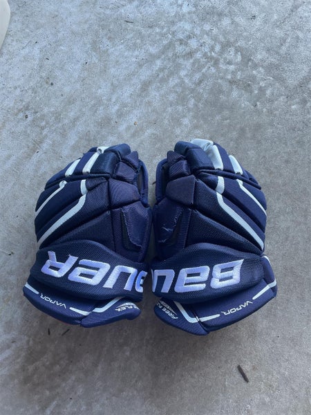 Blue Senior Bauer Vapor Pro Series 13" Gloves