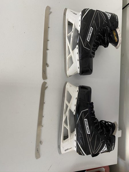Used Senior Bauer Supreme S170 Goalie Skates Regular Width Size 9.5