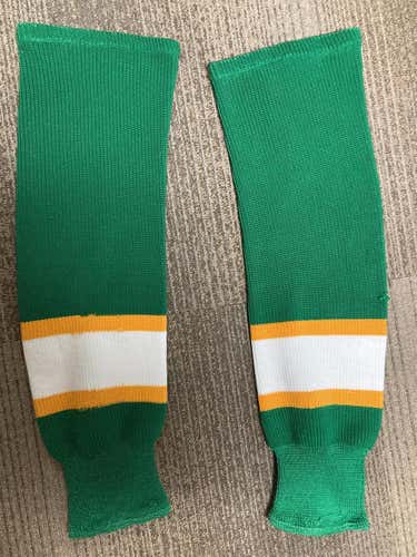 Men’s Minnesota North Star Green/Yellow/White Senior Other Brand Socks