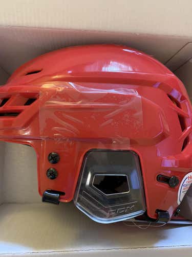 Red New Pro Stock Medium CCM Tacks 710 Helmet