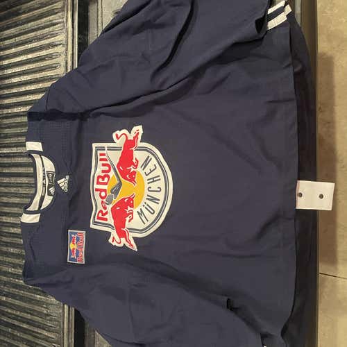 Blue Adult Goalie Cut Adidas Pro Stock Jersey Red Bull