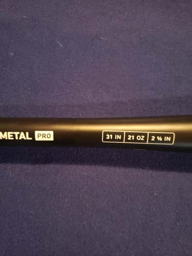 Used Kid Pitch (9YO-13YO) 2020 StringKing Alloy Metal Pro Bat (-10) 21 oz 31"