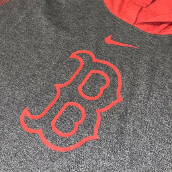 Boston Red Sox Shirt Womens Large L Nike Genuine Merchandise V Neck Red