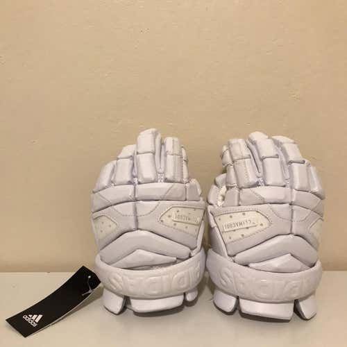 Adidas Freak Lax Flex G Lacrosse Climacool Gloves Size 12 White CF9665 New $130