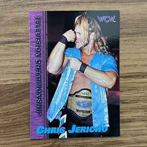 1998 Topps Chris Jericho #69 VINTAGE WCW Television Championship Trading Card!