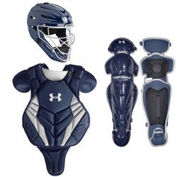 Under Armour Converge Victory Series Catchers Set Navy (Ages 7-9)