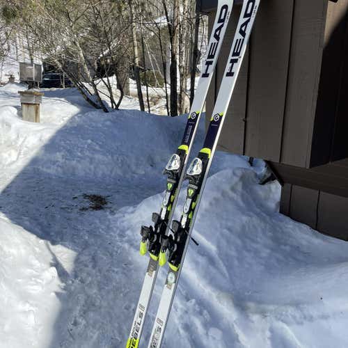 Head 195 cm Racing World Cup Rebels i.GS RD With Bindings Max Din 14 Skis