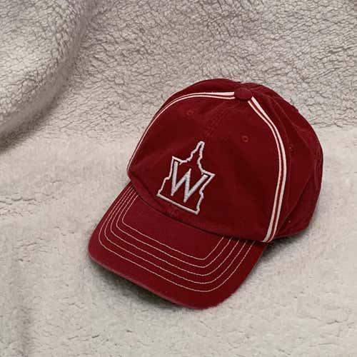 Rare Vintage Washington Senators Red Strapback Retro Baseball Hat