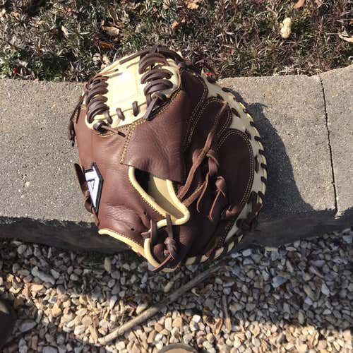 Brown Kid Pitch (9YO-13YO) Catcher's AGC 98 32" Baseball Glove