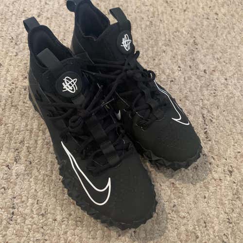 Black Turf Cleats High Top