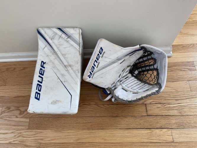 Bauer Supreme 2S Pro Goalie Glove & Blocker