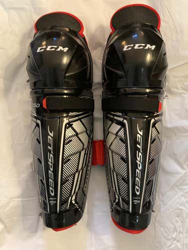 New Without Tags - 15" Senior CCM JetSpeed FT350 Shin Pads