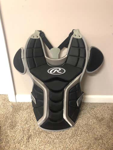 Black Intermediate Rawlings Catcher's Chest Protector
