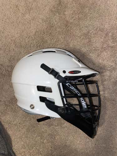 White New Player's Cascade CPRO Helmet