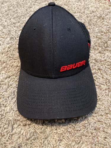 Black Adult One Size Fits All Bauer 1X Hat