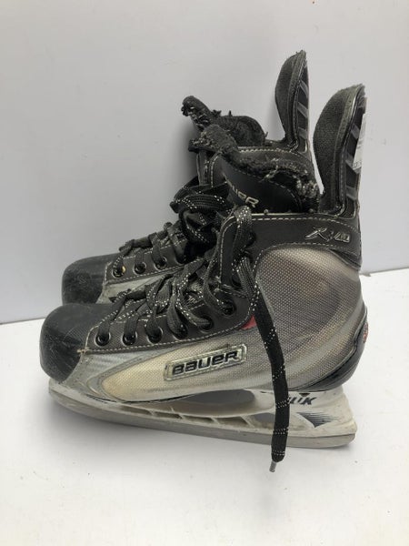 Used Bauer X 4.0 Junior 04.5 Ice Skates Ice Hockey Skates