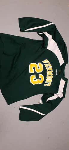 Vermont XXL Reebok Jersey #23 (Green) and #27 (White)