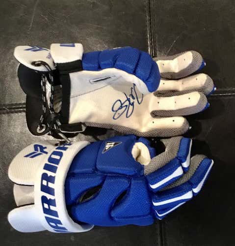 Blue New Warrior Rabil Next Lacrosse Gloves 10"