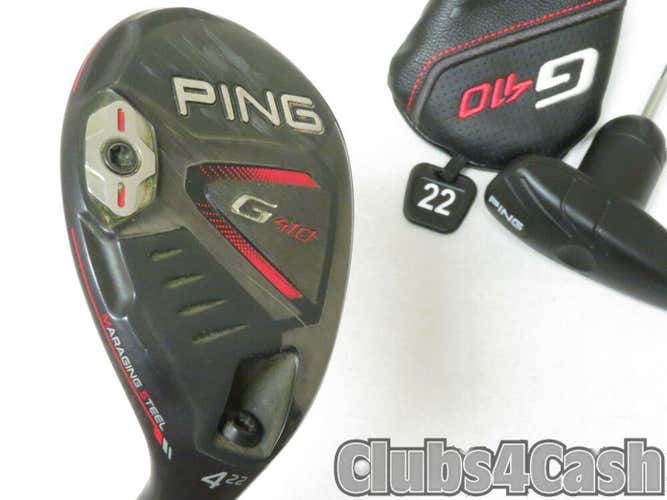 PING G410 Hybrid 22* 4H TENSEI Blue CK 80HY Stiff Flex +Cover